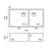 Taki 85-2-LB-U-IF Side gb фото 12